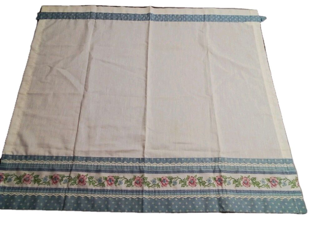 Cottage Core Vintage JC penney  Curtain untreated Stains Made In The USA